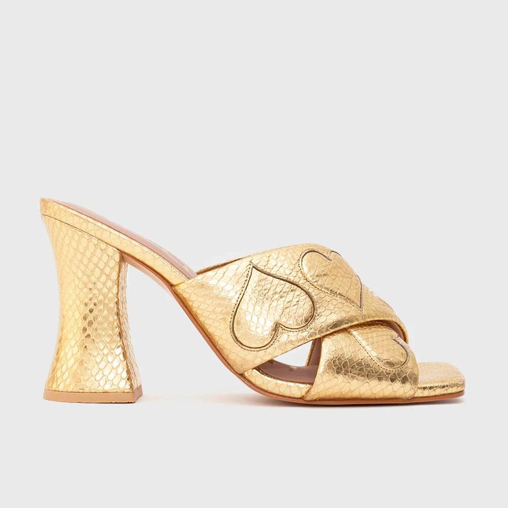 NEW BUTRICH women's collins pump in gold